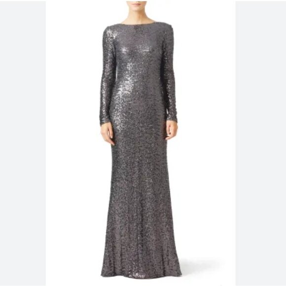 Badgley Mischka Dara Gown size 6 - Picture 1 of 5